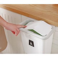 factory outlet Creative Multi-function Kitchen Garbage Bin Plastic Cabinet Door Hanging Trash Can