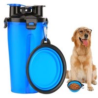 2 1 Dog Water Bottle Integrated Bowl