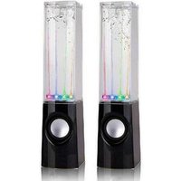 Water dancing bluetooth speaker 2.0 usb power speaker with led light