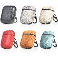 Fashion design PU leather portable protective cover carrying case for apple earpod case