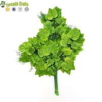 2.23 Ft 3 Branches Autumn Colours Artificial Grape Leaves