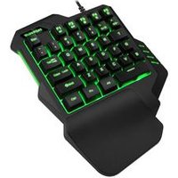 Latest One Handed USB with LED Lights High-Performance Gaming Keyboard For Mobile Phones