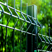 PVC Coated Welded Wire Mesh Fence Panel