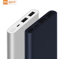 New Xiaomi Mi 10000mAh mobile power bank 2 Dual USB Output Two Way 5V/9V12V Quick Charge 18W for mobile phone