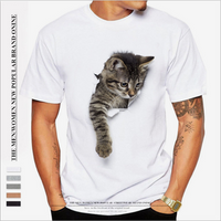 Organic Cotton 3D Print T Shirt