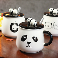 Cartoon Panda Ceramic Coffee Mug