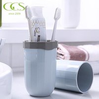 Dust-proof Portable Travel Toothbrush Case, Plastic Anti-Bacterial Container Toothbrush Holder for Daily and Travel Use