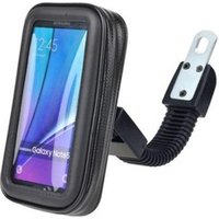 360 Degree Rotatable Motorcycle Bicycle Earphone Hole Bike Waterproof Phone Holder