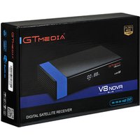 2018 Latest Model GT Media V8 Nova-Blue DVB S2 satellite tv receiver with built in wifi, support H.265 upgraded from V8 super