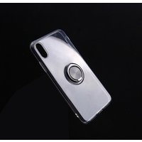 For iphone x case,high quality full cover magnetic finger car metal ring holder soft mobile crystal clear tpu phone cases