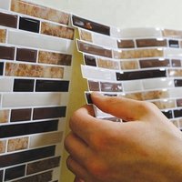 Easy DIY Brick Effect Vinyl Wallpaper Kitchen Walls