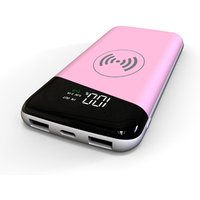 Amazon hot selling powerbanks 10000mah 2 usb outputs wireless charging portable battery LCD display power bank KD-232