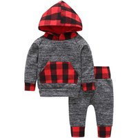 Wholesale Autumn Baby clothing sets boys hoodies outfits