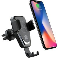 Automatic Clamping 10W/7.5W Fast Charging Air Vent Motorized Cell Phone Holder wireless car Charger for Car
