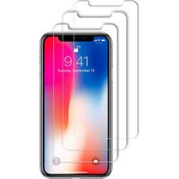 0.3 MM 2.5D clear transparent mobile phone tempered glass screen protector 3 pack retail box package for iPhone xs,xr,xs max