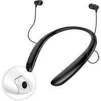 2018 Top BT5.0 In Ear HD Mic Noise Cancelling Video Earphone Sport Wireless Neckband Headphones