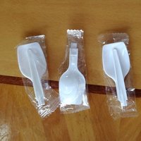 plastic yogurt spoon