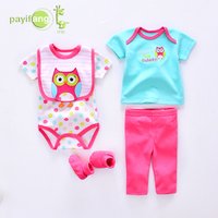 Cute Cotton 5 Piece Romper Set Newborns Toddlers