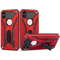 AICOO 2019 New Heavy Duty 2 in 1 Rugged Double Protective PC Kickstand TPU Phone Case for iphone XS MAX For Samsung Note10