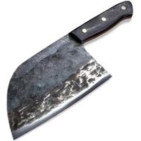 Handmade Forged Chef Knife Clad Steel Forged Chinese Cleaver Professional Kitchen Knives Meat Vegetables Slicing Chopping Tool