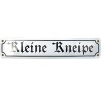 Schildershop24 Sichern Sie sich 53% Rabatt auf das Emailleschild Kleine Kneipe