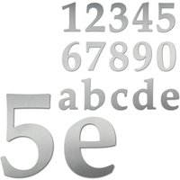 Schildershop24 50% Rabatt auf 120 mm hohe EdelstahlHausnummern