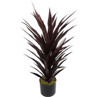 85cm Dark Red Yucca Plant Artificial