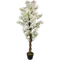 150cm Artificial White Blossom Tree
