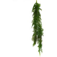 100cm Hanging String of Pearls Fern Plant Dark Green