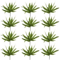 12 x 40cm Artificial Crocodile Fern Plant