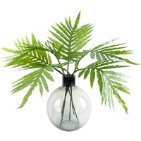 80cm Ball Vase Artificial Tropical Palm Leaves