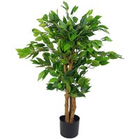 90cm Leaf Realistic Artificial Ficus Tree / Plant