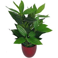 70cm Leaf Design UK Realistic Large Artificial Foliage Plant with Pot