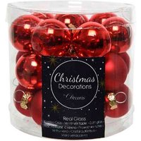 Decoris Season Red Mini julkulsset - 24 st