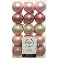 Decoris Season Rosa julgranskulsset - 30 st