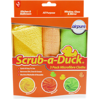 Airpure Scrub-a-Duck mikrofiberdukar - 3-pack