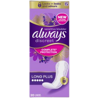 Always Discreet Long Plus Incontinence Liners - 20 st