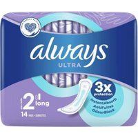 Always Ultra Long Size 2 Sanitary Pads - 14 st