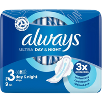 Always Ultra Day & Night Storlek 3 - 9 st