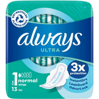 Always Ultra Normal Plus Storlek 1 - 13 st