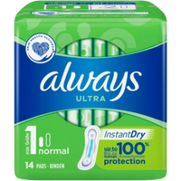 Always Ultra Thin Bind - 14 st