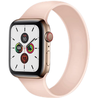 Apple Watch 42/44 mm Silikonarmband Rosa