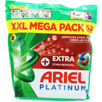 Ariel Platinum Extra Stain Remover Tvättkapslar – 52 st.