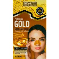 Beauty Formulas Gold Nose Strips - 6 st