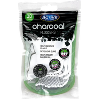 Beauty Formulas Tandtråd av träkol - 30 st