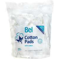 Bel Bomullsrondeller - 200 st