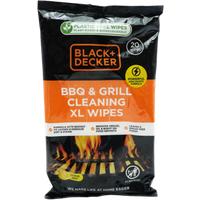 Black & Decker BBQ & Grill Cleaner Wipes - 20 st