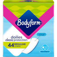 Bodyform Dailies Classic Protection Regular Trosskydd - 44 st