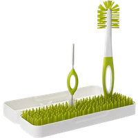 Boon Trip Reseflasktorkställ med Flaskborste – Grön