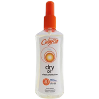 Calypso SPF 30 Sun Clear Protect Dry Oil Spray För Våt & Torr Hud - 200 ml